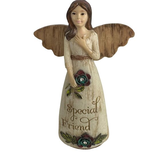 Angel Figurine Lot Russ, B Lloyd, Simple Spirits, Our Family's Angels - Picture 13 of 16